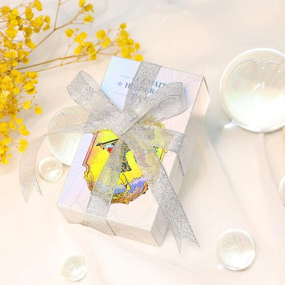 Rainbow Tarot Cards Decks, Tarot Card and Book Sets for Beginners, Holographic T - Picture 6 of 6